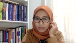 Maryati Abdullah dari PWYP Indonesia menekankan situasi COVID-19 adalah kesempatan memperbaiki tata kelola tambang batubara. (Tangkapan layar)