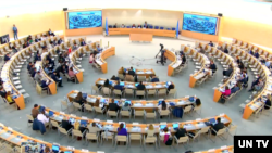 제네바에서 유엔 인권이사회 회의가 열리고 있다. (자료사진)