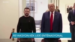 Lidè Etranje Reyaji sou Envestiti Trump 