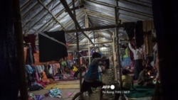 ကချင် စစ်ရှောင်စခန်းတခု (ဓာတ်ပုံ- AFP)