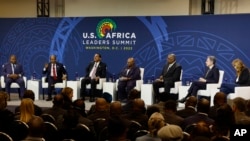 Mkutano wa viongozi wa Marekani na Afrika unaofanyika mjini Washington, DC, Marekani. Jumatano Desemba 14, 2022.