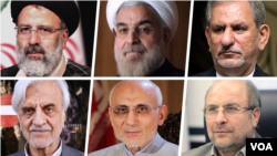شورای نگهبان ایران شش کاندید را برای انتخابات ریاست جمهوری ایران تایید کرده است. 