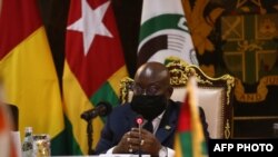 Le président du Ghana, Nana Akufo-Addo, à Accra, le 15 septembre 2020.