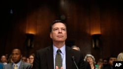 Aliyekuwa mkurugenzi wa FBI James Comey. 
