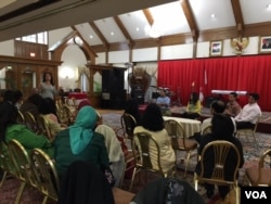 Acara Culinary Business Workshop di Wisma Indonesia di Washington, DC (dok: VOA)