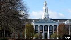 FILE - General view of Harvard University campus is seen on April 22, 2020 in Cambridge, Massachusetts. (Photo by Maddie Meyer / GETTY IMAGES NORTH AMERICA / AFP)