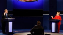 US Election – First Debate မှ အီဒီယံအသုံးအနှုန်းများ