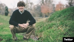 Otto Warmbier's profile photo on his Twitter page.