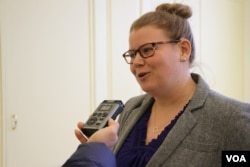 Allison Patch, Graduate Assistant for College Park Scholars, International Studies Program, University of Maryland. (Sreng Leakhena/VOA Khmer)