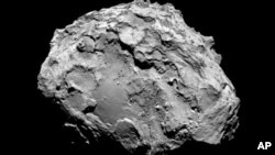 Snimak komete 67P/Čurjumov-Gerasimenko koju je napravila kamera sa Rozete, 3. avgust 2014.