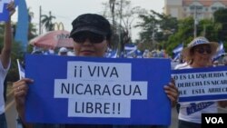 Manifestantes se han pronunciado en Managua en contra del gobierno de Daniel Ortega, en varias oportunidades.