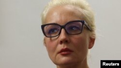 Julia Navalnaja, udovica Alekseja Navalnog, učestvuje na sastanku ministara inostranih poslova Evropske unije u Briselu, 19. februar 2024.