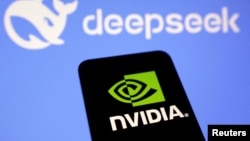 英偉達和Deepseek的標識