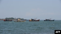 남중국해의 어선들. (자료사진)