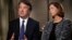 Brett Kavanaugh, dan istrinya, Ashley Estes Kavanaugh, dalam wawancara dengan televisi FOX News, Senin (24/9). 