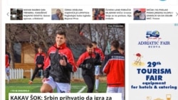 Jedan od napisa u beogradskoj tabloidnoj štampi