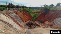 Ravina no bairro do Aço