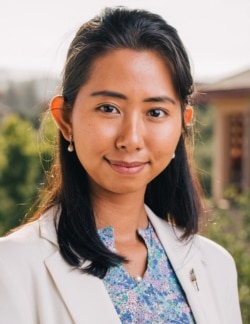 美國斯坦福大學國際政策緬甸裔研究生Me Me Khant。（照片本人提供）