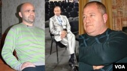 ძმები იანეკ, ურუზმაგ და ჯემალ ქარქუსოვები. აგვისტოს ომის შემდეგ, იანეკ და ჯემალ ქარქუსოვები მოსკოვში გაიქცნენ