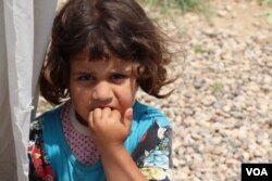 Resources are dwindling in many of Iraq's displacement camps, but some families remain stuck inside as a result of a more than half-century of ethnic and property disputes. May 10, 2018, in Hassan Sham, Iraqi Kurdistan. (H. Murdock/VOA)