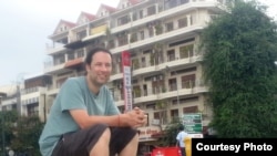 Divon Lan, product manager of Google’s Next Wave Emerging Markets program, in Phnom Penh, Cambodia. (Courtesy of Divon Lan)