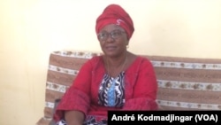 Mekonbé Thérèse, présidente de l'association des Femmes juriste du Tchad, à N'Djamena, au Tchad, le 10 novembre 2018. (VOA/André Kodmadjingar)