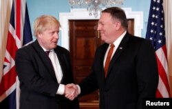 AQSh Davlat kotibi Mayk Pompeo va Britaniya Tashqi ishlar vaziri Boris Jonson