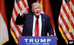 FILE - Republican Presidential candidate Donald Trump.