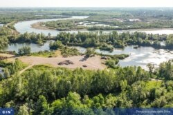 Prekopana obala rijeke Drine