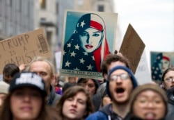 Maandamano ya kudai haki za wanawake Marekani mjini Washington, DC.