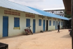 Ma Chakriya rents a room from this rental property located in Dangkor district, Phnom Penh, Cambodia, May 10, 2020. (Sun Narin/VOA Khmer)