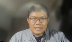 Epidemiolog UGM, Dr Riris Andono Ahmad dalam tangkapan layar. (Foto: VOA/Nurhadi)