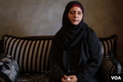 Iman Muhammad Sheikha, Ahmad’s mother, has little faith that things will improve for Palestinians. (J. Owens/VOA)