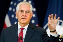 រូបឯកសារ៖ រដ្ឋមន្រ្តីការបរទេស​លោក Rex Tillerson។