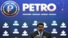 ARCHIVO - El gobernante venezolano Nicolás Maduro preside el evento del lanzamiento internacional del petro, la criptomoneda desarrollada por su ejecutivo, el 1 de octubre de 2018 en Caracas.