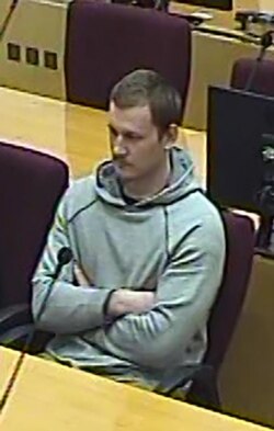 Armen Dželko u sudnici Suda BiH, decembar 2019.