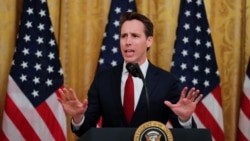 资料照片：美国联邦参议员霍利（Sen. Josh Hawley, R-MO）