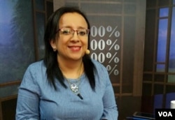 Lucía Pineda Ubau, jefa de prensa de 100% Noticias. [Foto: Donaldo Hernández]