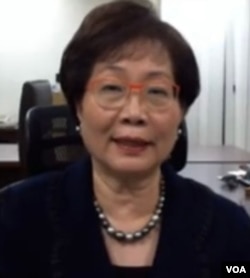 台灣中央研究院歐美研究所兼職教授裘兆琳 (美國之音，2021年6月資料照)