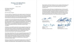 კონგრესმენების წერილი საქართველოს პრემიერ-მინისტრს