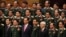 Vietnamese President Truong Tan Sang, front row left, Prime Minister Nguyen Tan Dung, front row third left, and Communist Party General Secretary Nguyen Phu Trong, front row third right, pose for a group photo with the Army generals after the election for