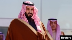 Le prince Mohammed ben Salmane participe à la cérémonie de remise de diplôme à la King Faisal Air College à Riyad, Arabie Saoudite, le 25 janvier 2017