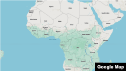 Карта Африки