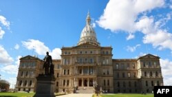 資料照片：密歇根州議會大廈。