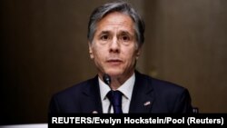 Američki državni sekretar Entoni Blinken tokom pretresa pred Odborom za međunarodne odnose Senata američkog Kongresa (Foto: REUTERS/Evelyn Hockstein/Pool)