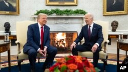 دیدار جو بایدن با دونالد ترمپ در قصر سفید، ۱۳ نومبر ۲۰۲۴