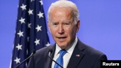 جو بایدن، رئیس جمهوری آمریکا، در اجلاس تغییرات اقلیمی گلاسگو - ۲ نوامبر ۲۰۲۱ 