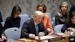 Predsednik SAD Donald Tramp predsedava sednicom Saveta bezbednosti UN