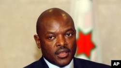 Pierre Nkurunziza, président du Burundi