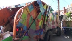 Recycling Trucks Become Works of Art in Washington